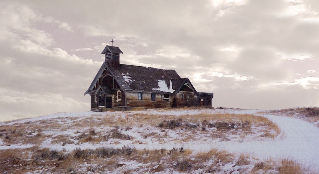 Prairie Church by Marlene Olson