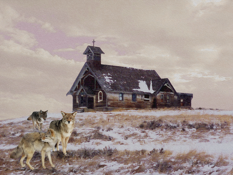 American Western Landscapes by Marlene Olson – Prairie Church